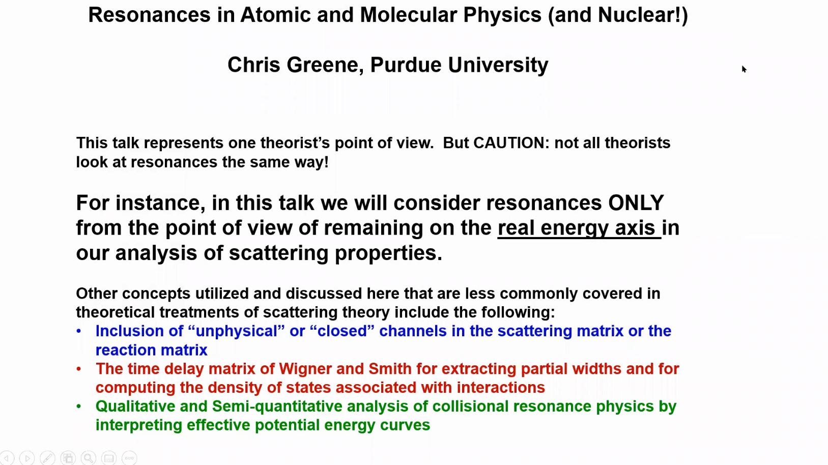 ESNT: Workshop-scattering-resonance-Day5